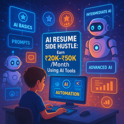AI Resume Side Hustle: Earn ₹20K–₹50K/Month Using AI Tools